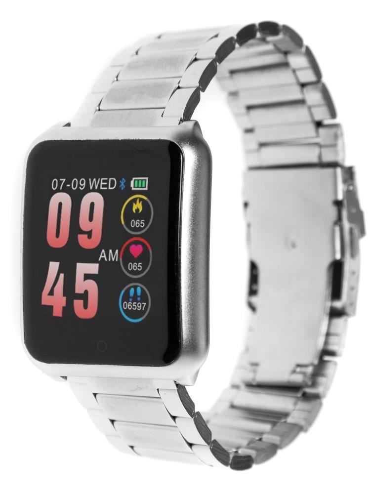 Фитнес-часы с измерением давления и пульса Gsmin WP41 Classic серебристые