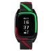 Фитнес-часы с измерением давления и пульса Elband DB05 красно-зеленые