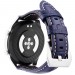 Фитнес-часы с измерением давления, пульса и ЭКГ Gsmin WP90 серебристый корпус синяя кожа
