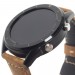 Фитнес-часы с измерением давления, пульса и ЭКГ Gsmin WP90 Suede (черный корпус, коричневая замша)